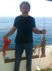 Морская рыбалка в Испании. Мы поймали лангуста (2)
